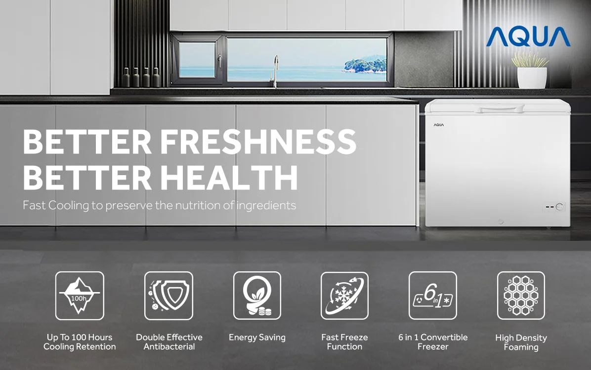 CHEST FREEZER AQUA Elektronik AQF-220HC